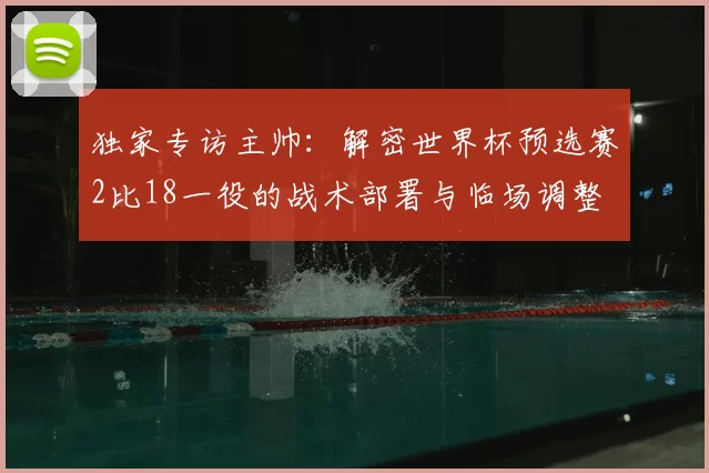 独家专访主帅：解密世界杯预选赛2比18一役的战术部署与临场调整